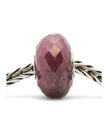 Trollbeads Rubino Dal Cuore Argento