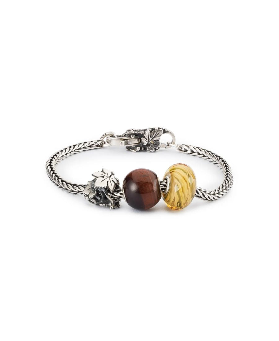 Trollbeads Occhio di Tigre Rosso Rotondo Grande