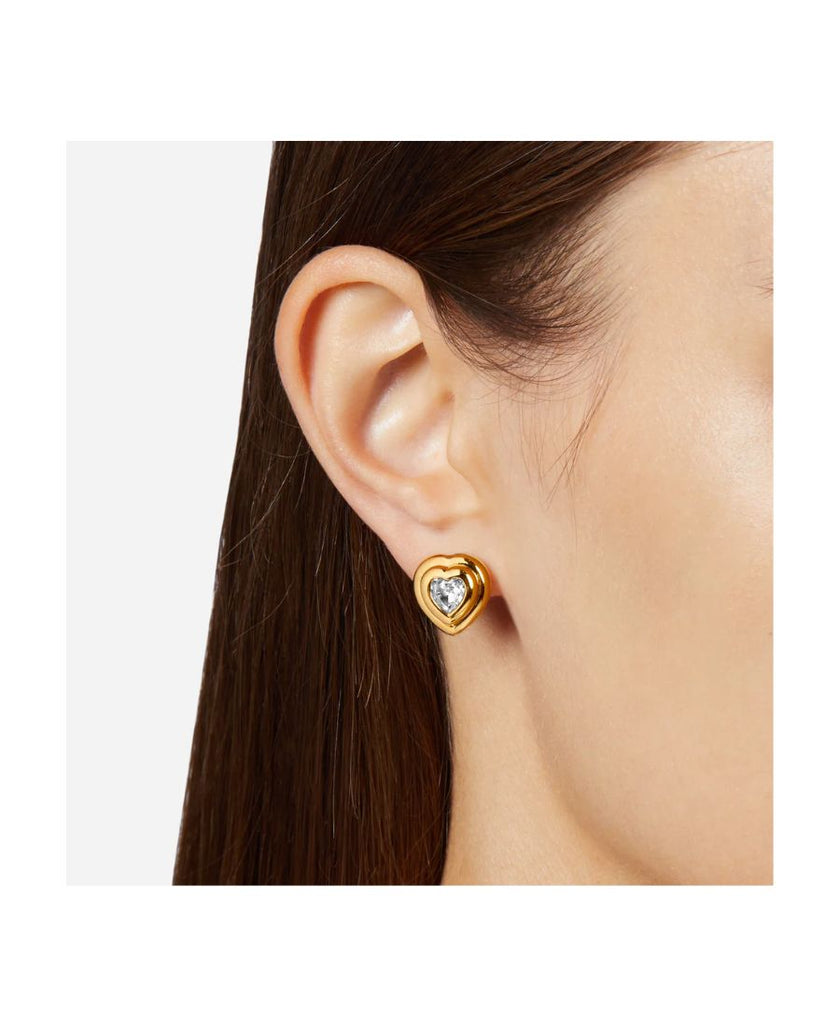 Chiara Ferragni Orecchini A Lobo Bold Strass