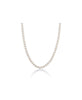 Miluna Collana Filo di Perle con Chiusura in Oro Bianco 6,5-7 mm