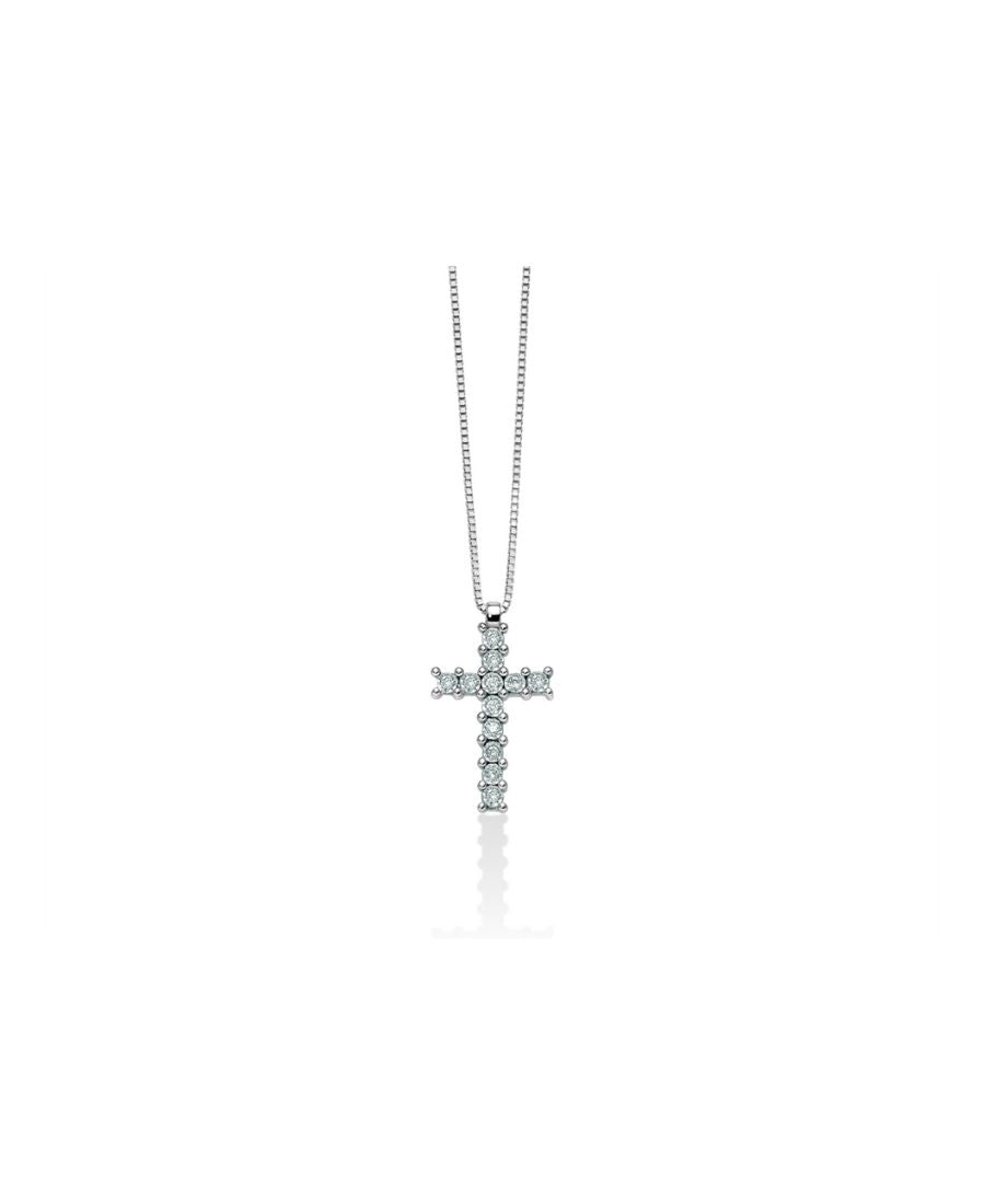 Miluna Collana Croce Diamanti