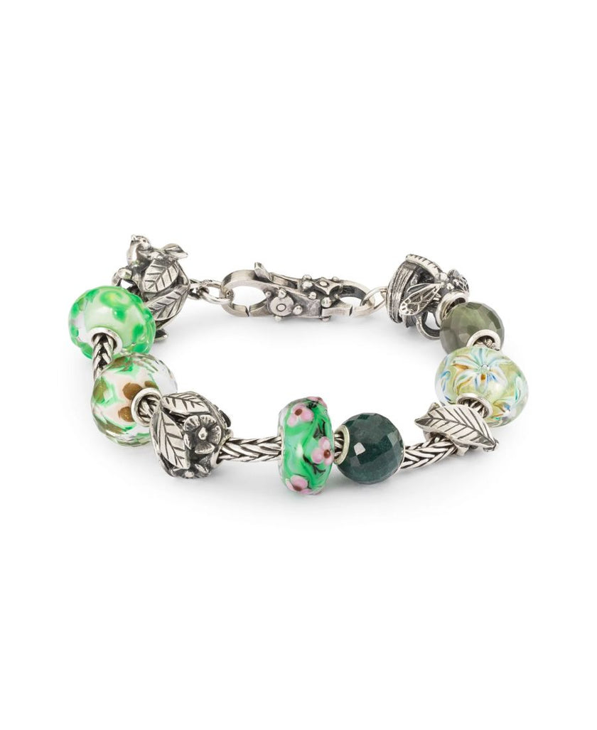 Trollbeads Calcedonio Verde Rotondo Sfaccettato