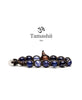 Bracciale Tamashii Agata Blu Scuro Striata