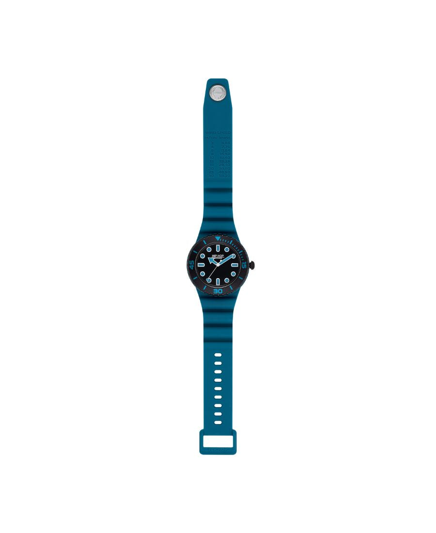 Orologio Hip Hop MASTER Blu/Nero