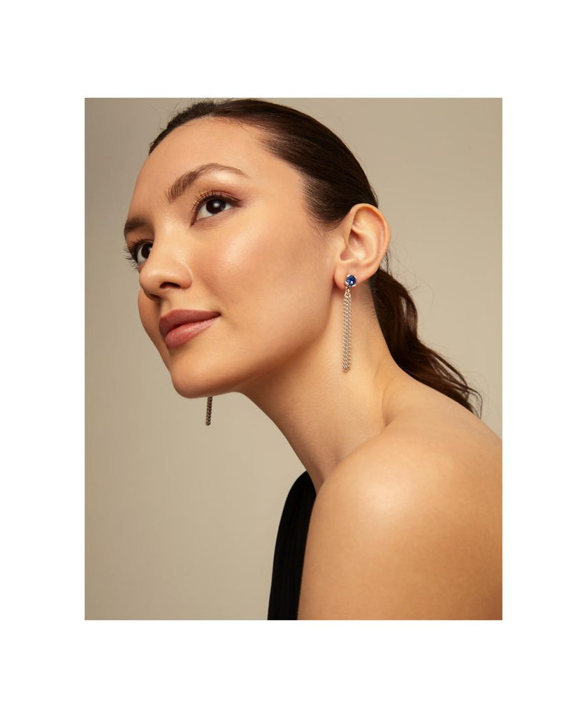 UNOde50 Orecchini con Cristallo Blu