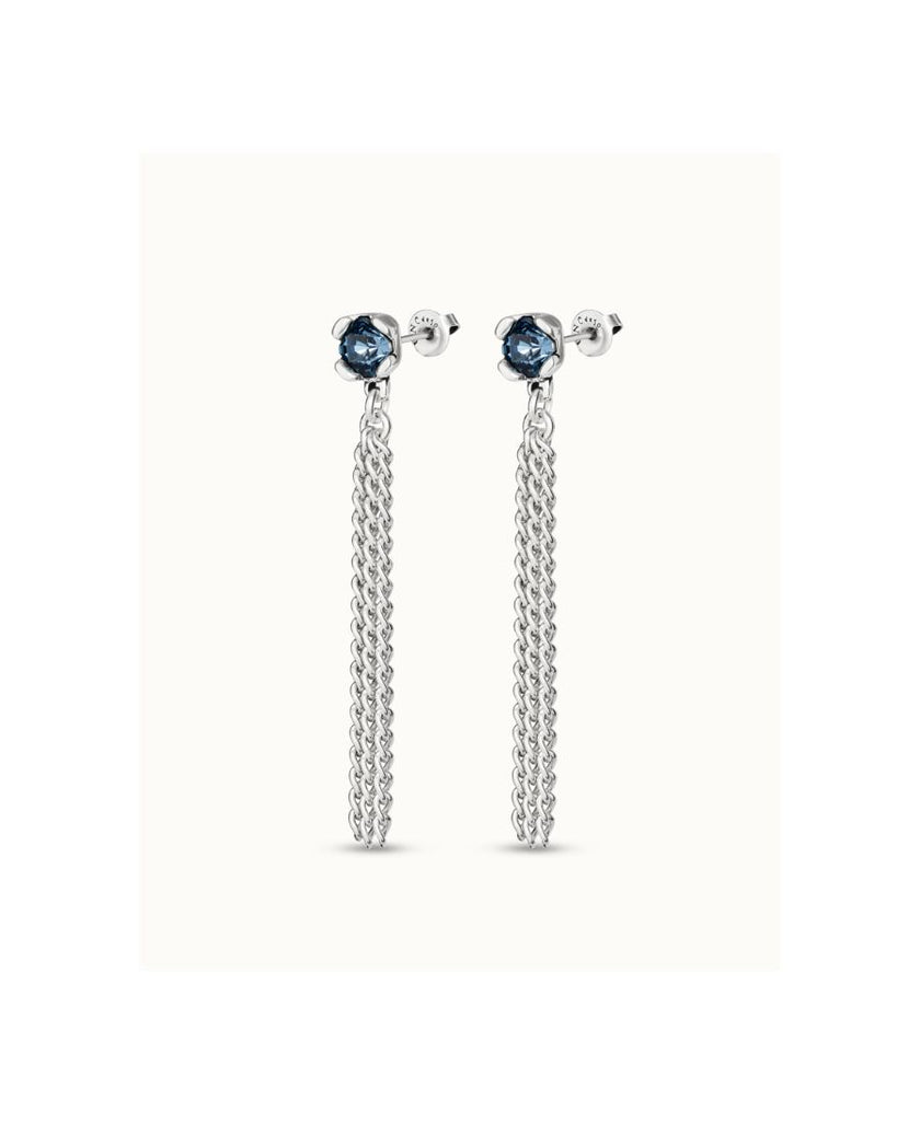 UNOde50 Orecchini con Cristallo Blu