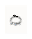 UNOde50 Bracciale Sterling con sfere e cristalli blu