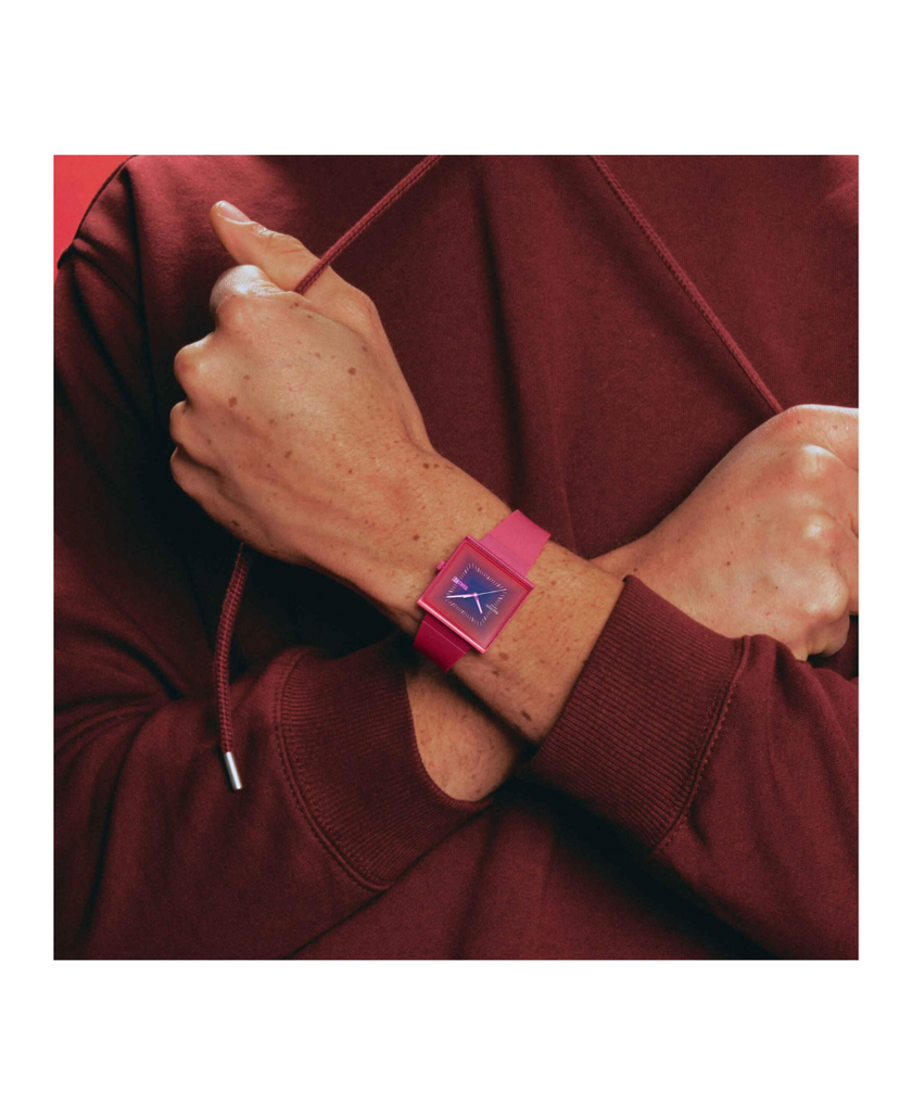 Swatch Orologio Squarely Berry