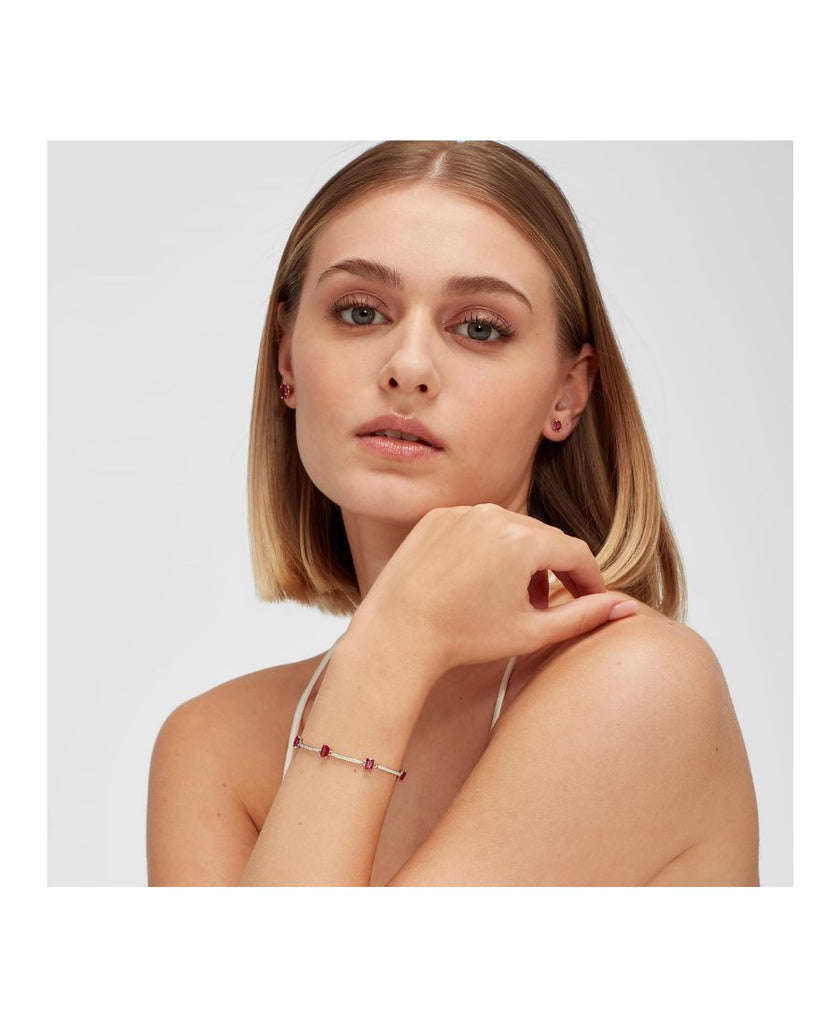 Brosway Bracciale Semirigido Argento Fancy Rosso