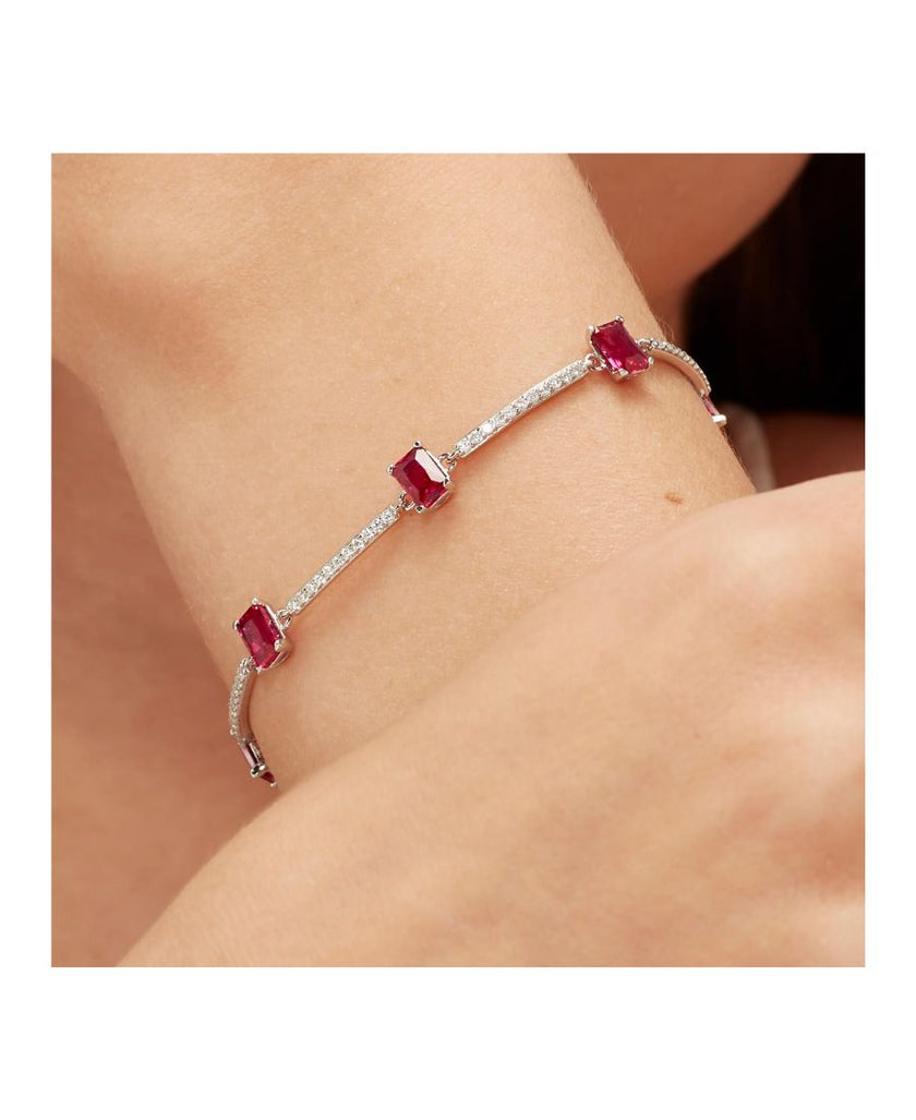Brosway Bracciale Semirigido Argento Fancy Rosso