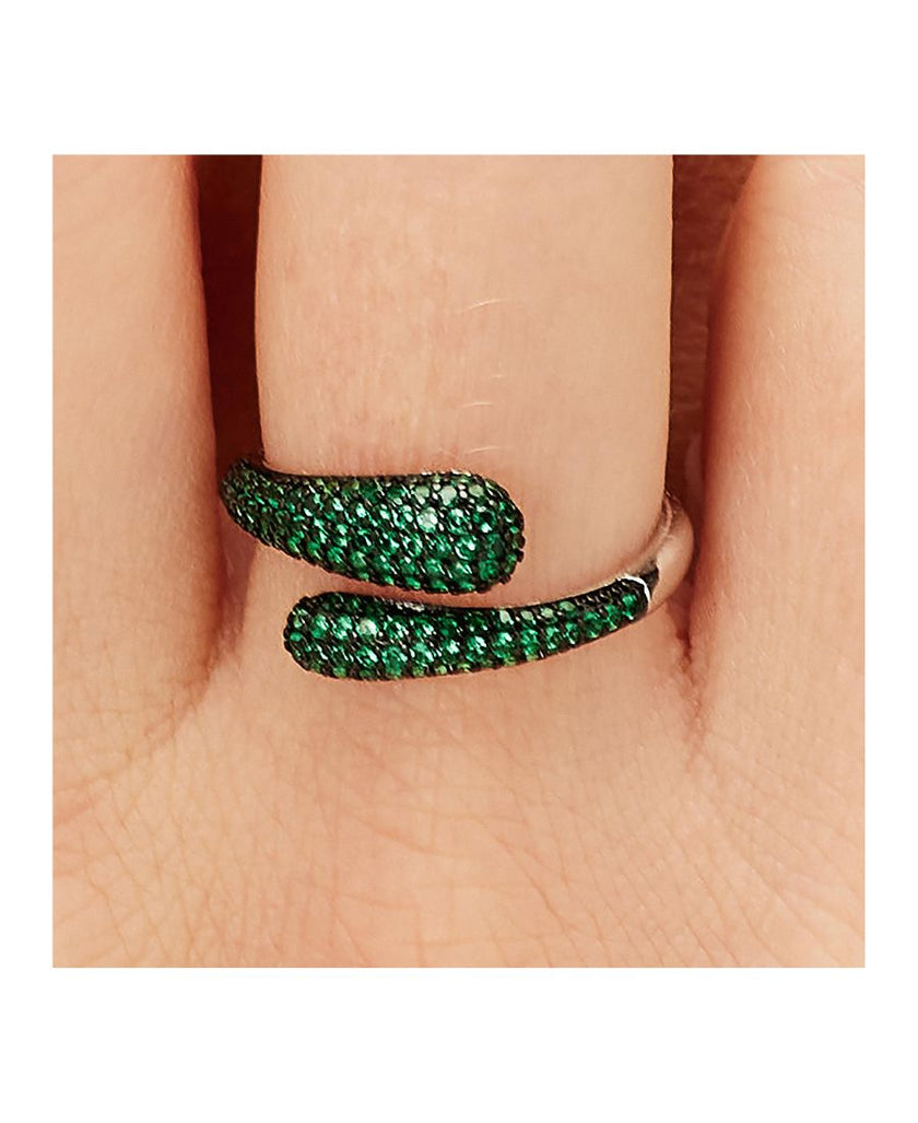 Brosway Anello Contrariè Argento Fancy Verde