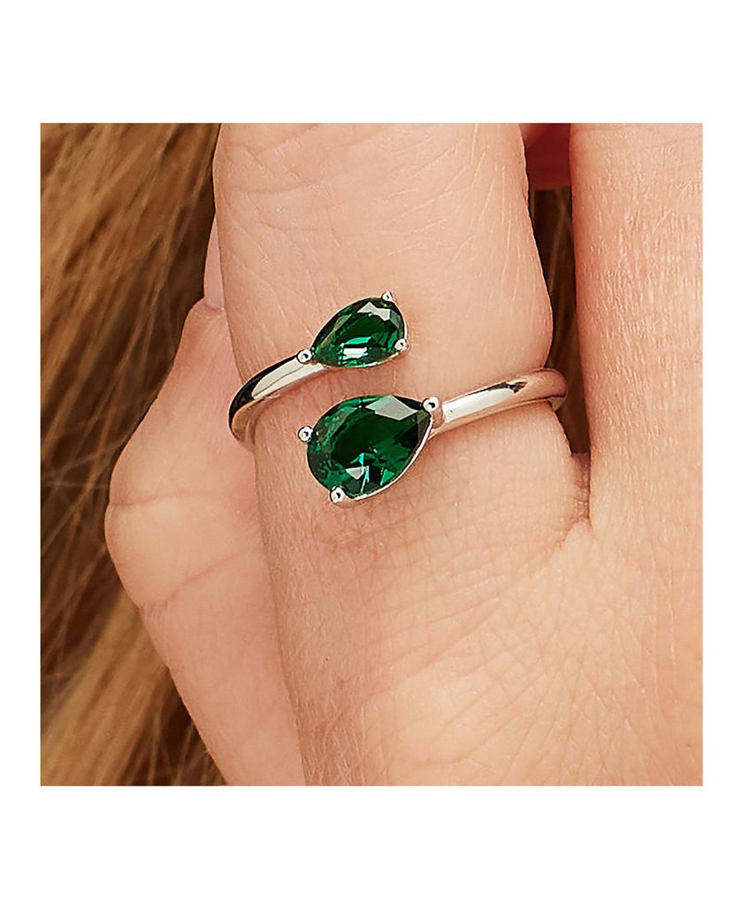 Brosway Anello Contrariè Argento Fancy Verde