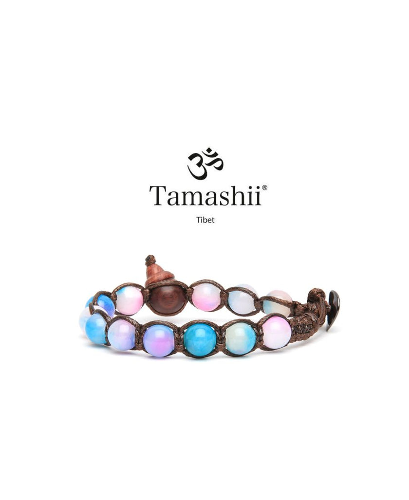 Bracciale Tamashii Jade Blooms Peacock Pink