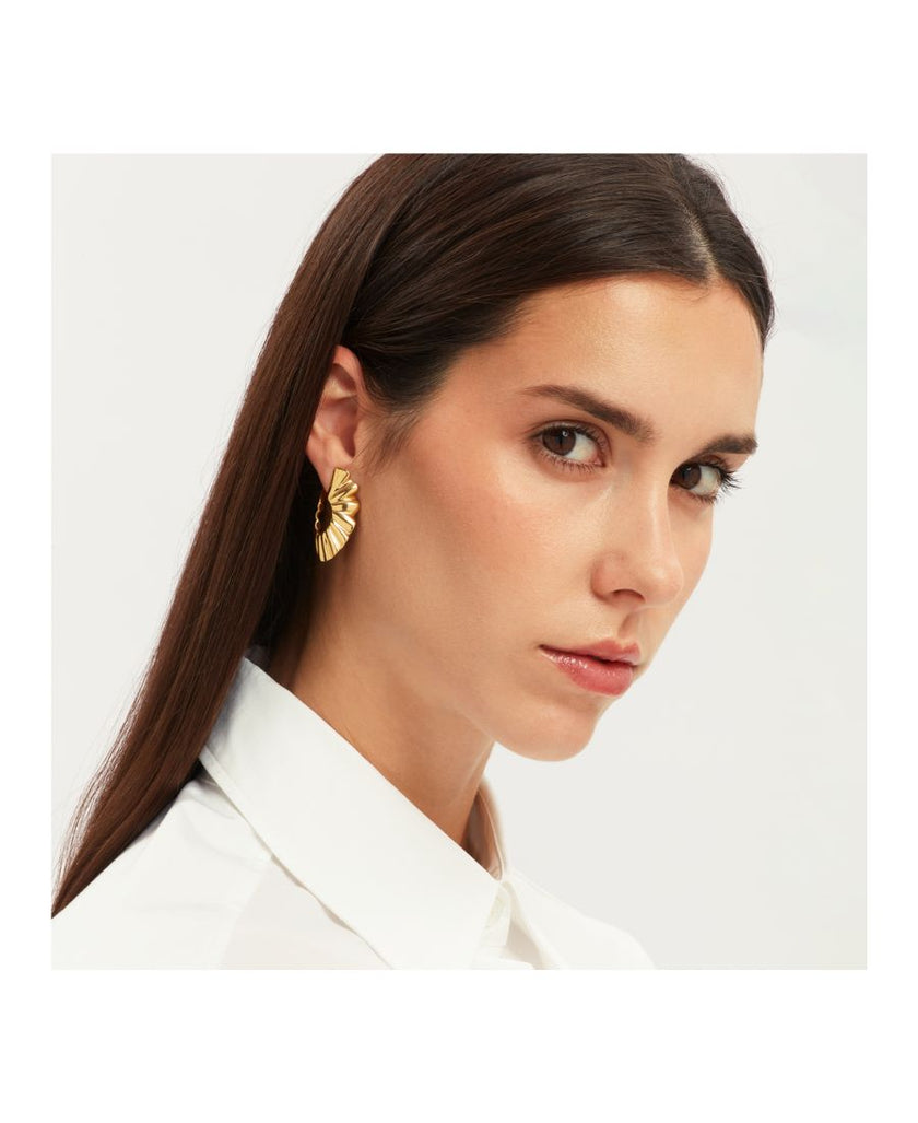 Breil Orecchini PLISSE' IP GOLD