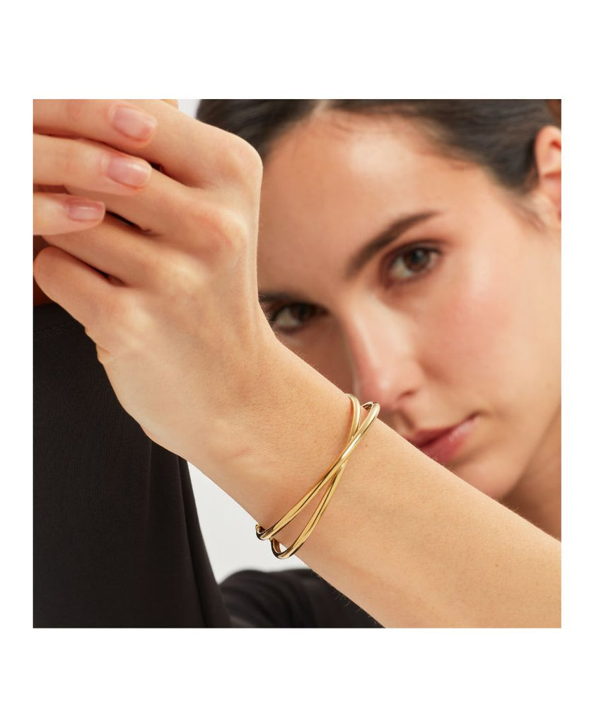 Breil Bracciale Dorato BANGLE LIGHTLINE