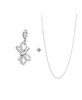 Rosato Charm e Collana Mamma
