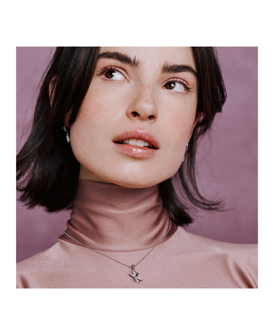 Rosato Charm e Collana Mamma