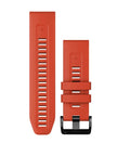 Garmin Cinturino QuickFit® 26mm Silicone, Flame Red