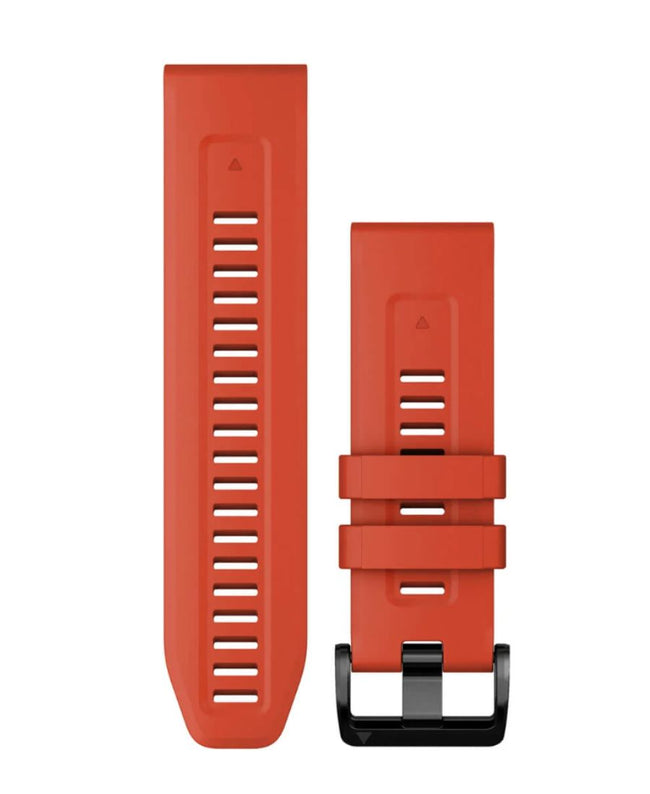 Garmin Cinturino QuickFit® 26mm Silicone, Flame Red