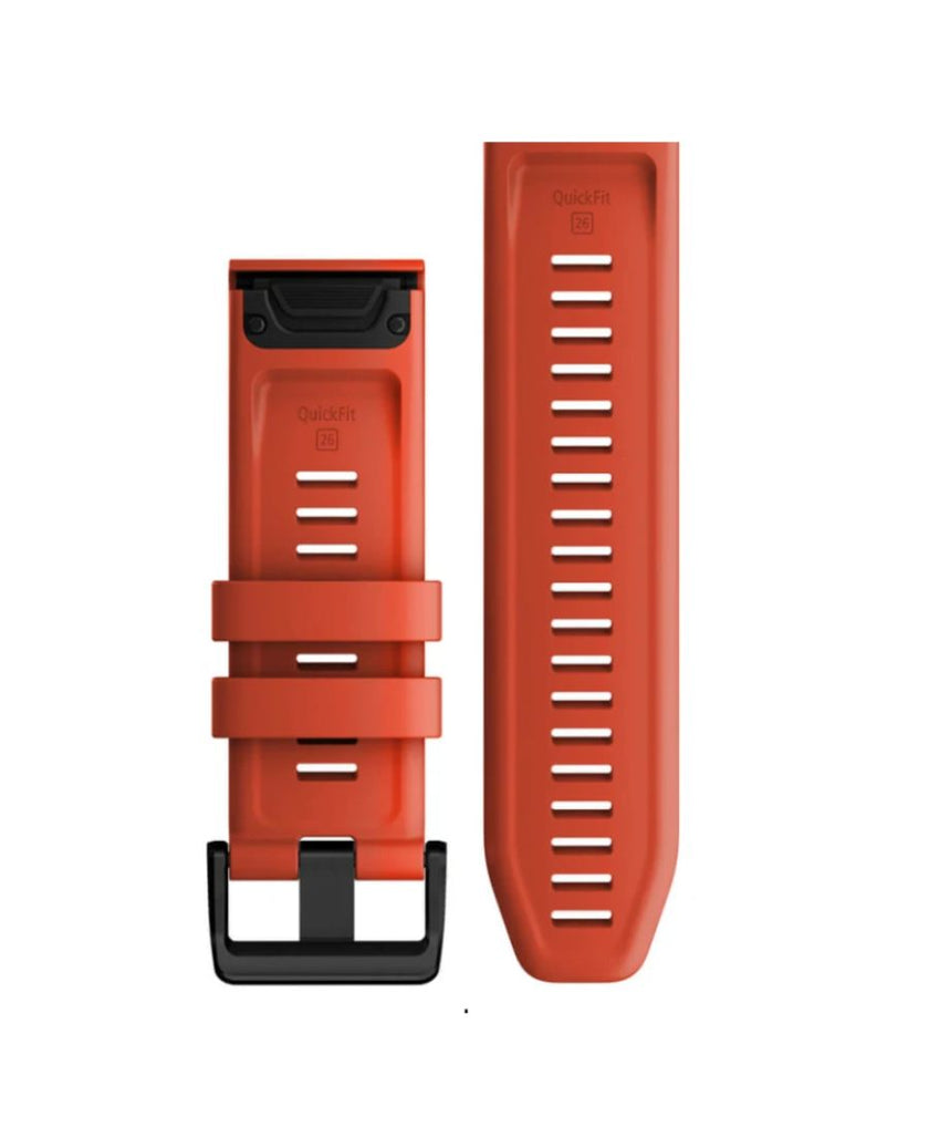 Garmin Cinturino QuickFit® 26mm Silicone, Flame Red