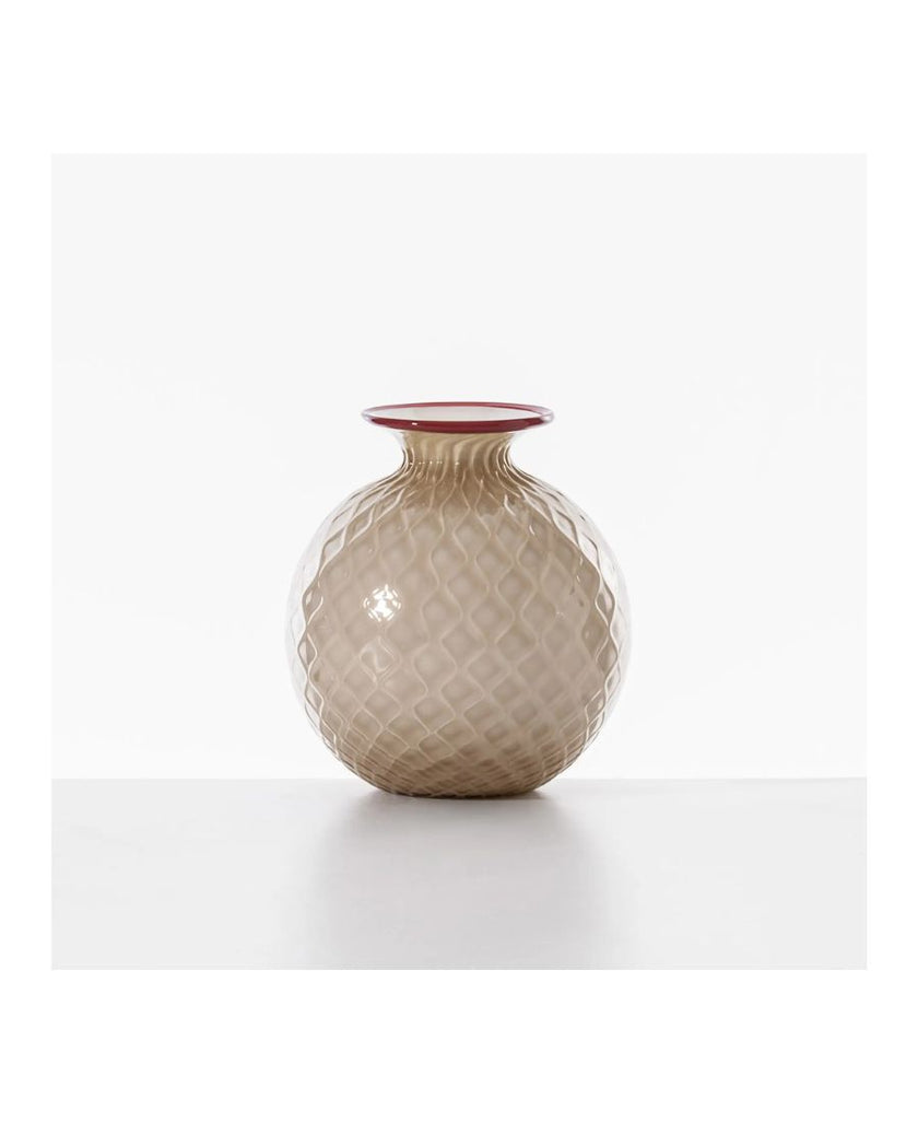 Venini Vaso Monofiore Balloton Extrasmall Moka