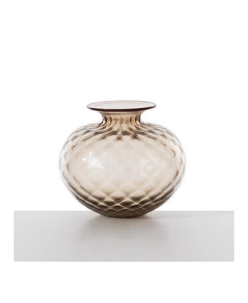 Venini Vaso Monofiore Balloton Moka