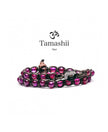 Bracciale Tamashii Lungo Agata Fucsia