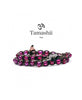 Bracciale Tamashii Lungo Agata Fucsia