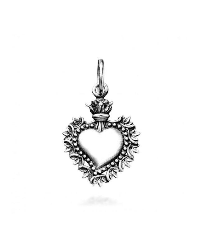 Giovanni Raspini Charm Cuore Votivo Foglie