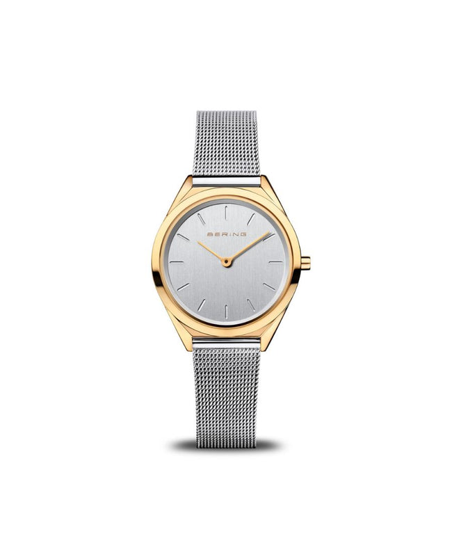 Bering Orologio Donna Ultra Slim Oro Brillante