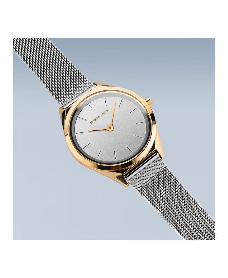 Bering Orologio Donna Ultra Slim Oro Brillante