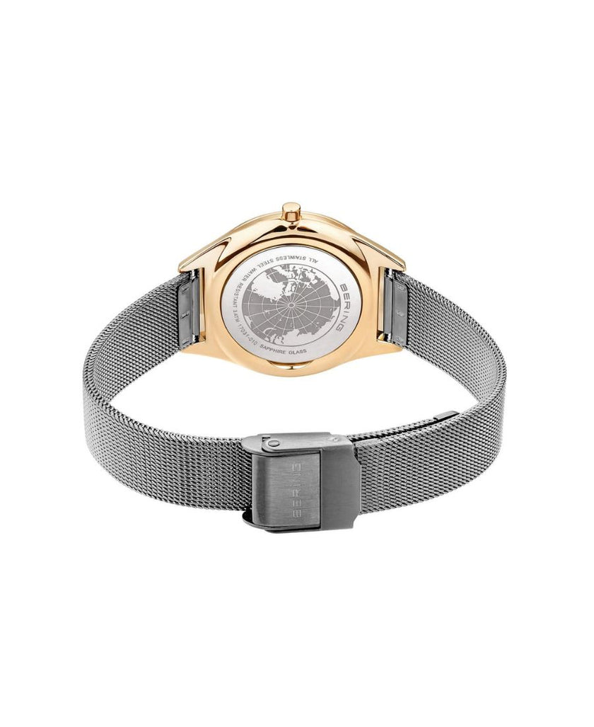 Bering Orologio Donna Ultra Slim Oro Brillante