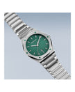 Bering Orologio Uomo Sale Argento Spazzolato