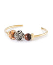Trollbeads Occhio di Tigre Rosso Rotondo Sfaccettato