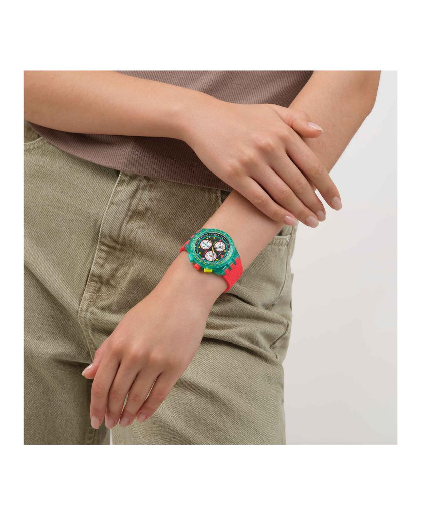 Swatch Orologio NEON SEPPIA