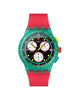 Swatch Orologio NEON EMERALD CHRONO