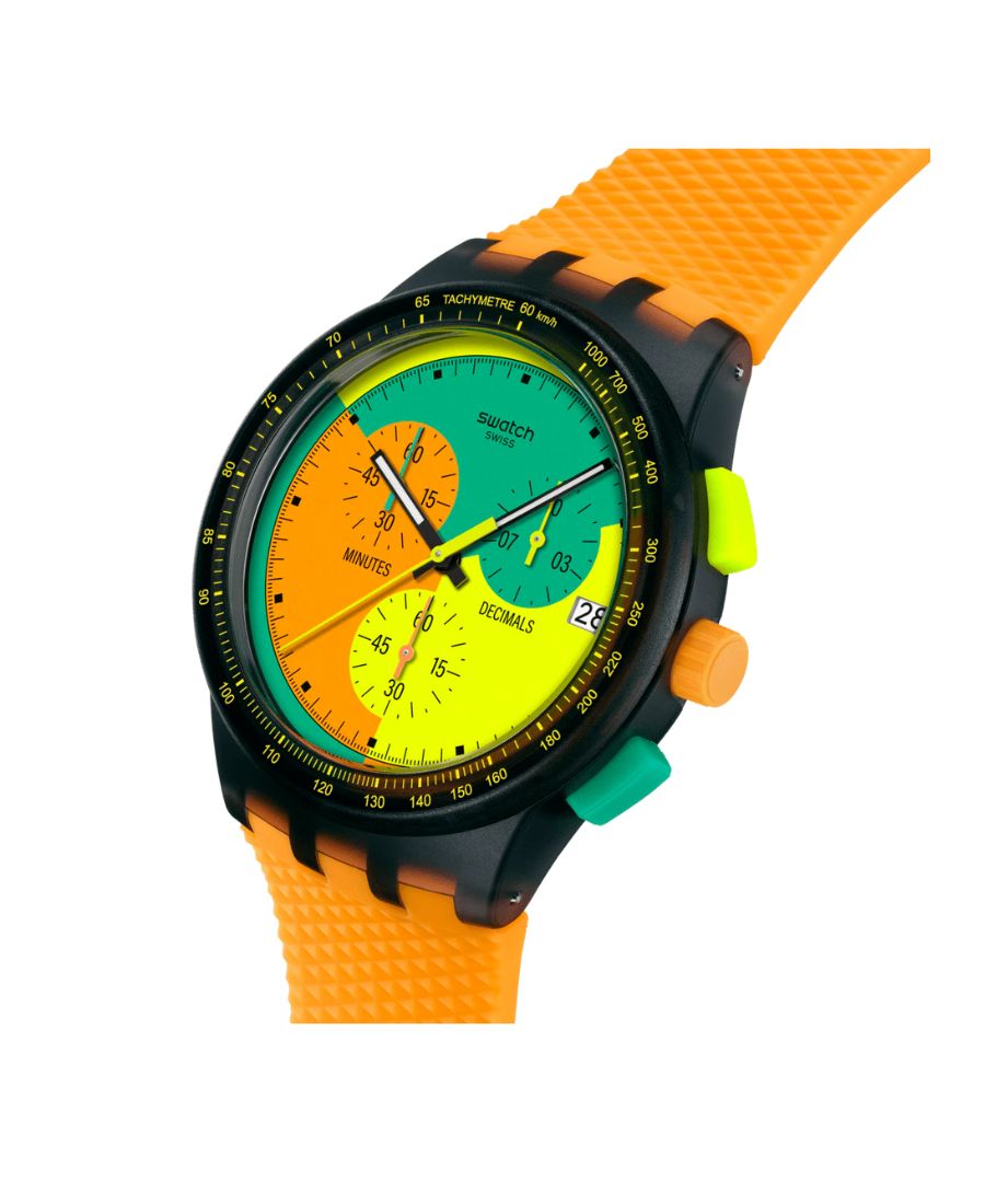 Swatch Orologio NEON SIGNAL FLAG