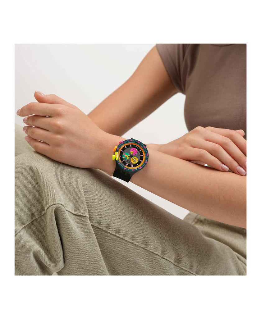 Swatch Orologio NEON SEPPIA