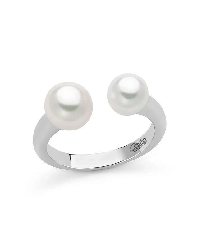 Miluna Anello in Argento con Perle