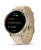 Garmin Venu® 4 - 41 mm, Lunar Gold & Beige Leather
