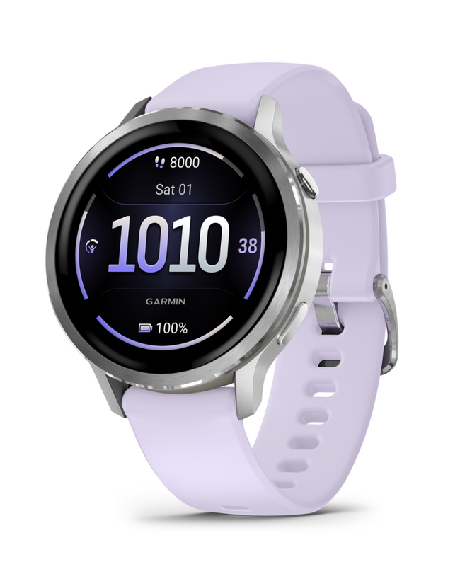 Garmin Venu® 4 - 41 mm, Silver & Periwinkle