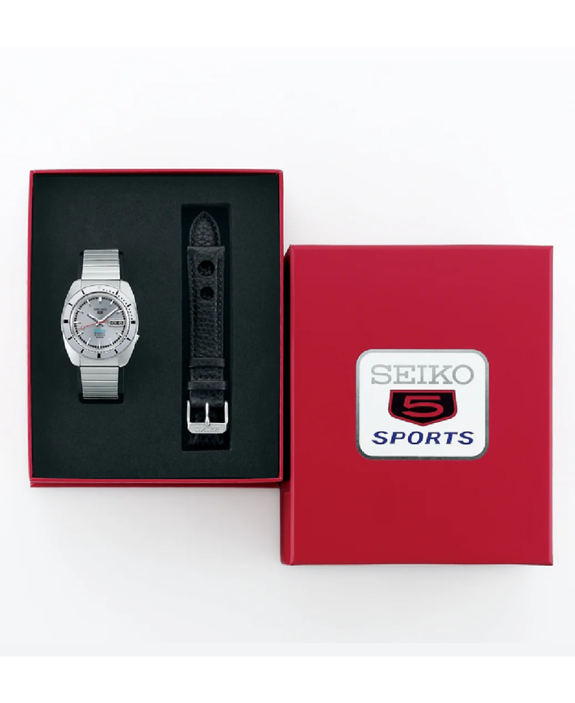 Seiko Orologio 5 Sports 1968 Heritage Re-creation Edizione limitata Silver Automatico SRPL03K1