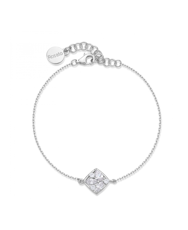 Rosato Bracciale Morbido Rombo Gemma