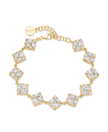Rosato Bracciale Morbido Rombi Dorato Gemma