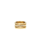 Breil Anello Donna Set Dorato NEW TETRA