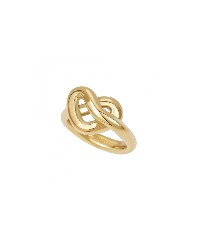 Breil Anello Nodo Cuore Grande Dorato B&ME