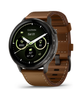 Garmin Venu® 4 - 45 mm, con cinturino in Pelle Marrone