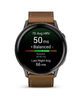 Garmin Venu® 4 - 45 mm, con cinturino in Pelle Marrone