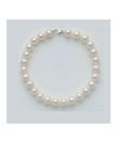 Miluna Bracciale di Perle in Oro Bianco 7,5-8