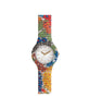 Hip Hop Orologio Flora Electric Blue